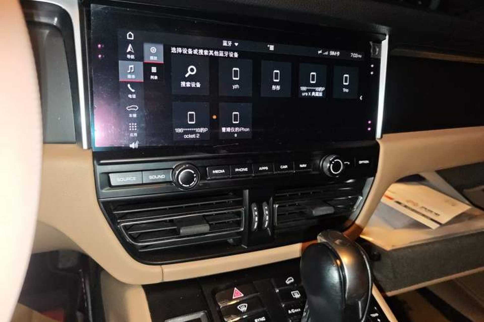 Used Porsche Macan 2018 Macan 2.0T Audio And AC Panel