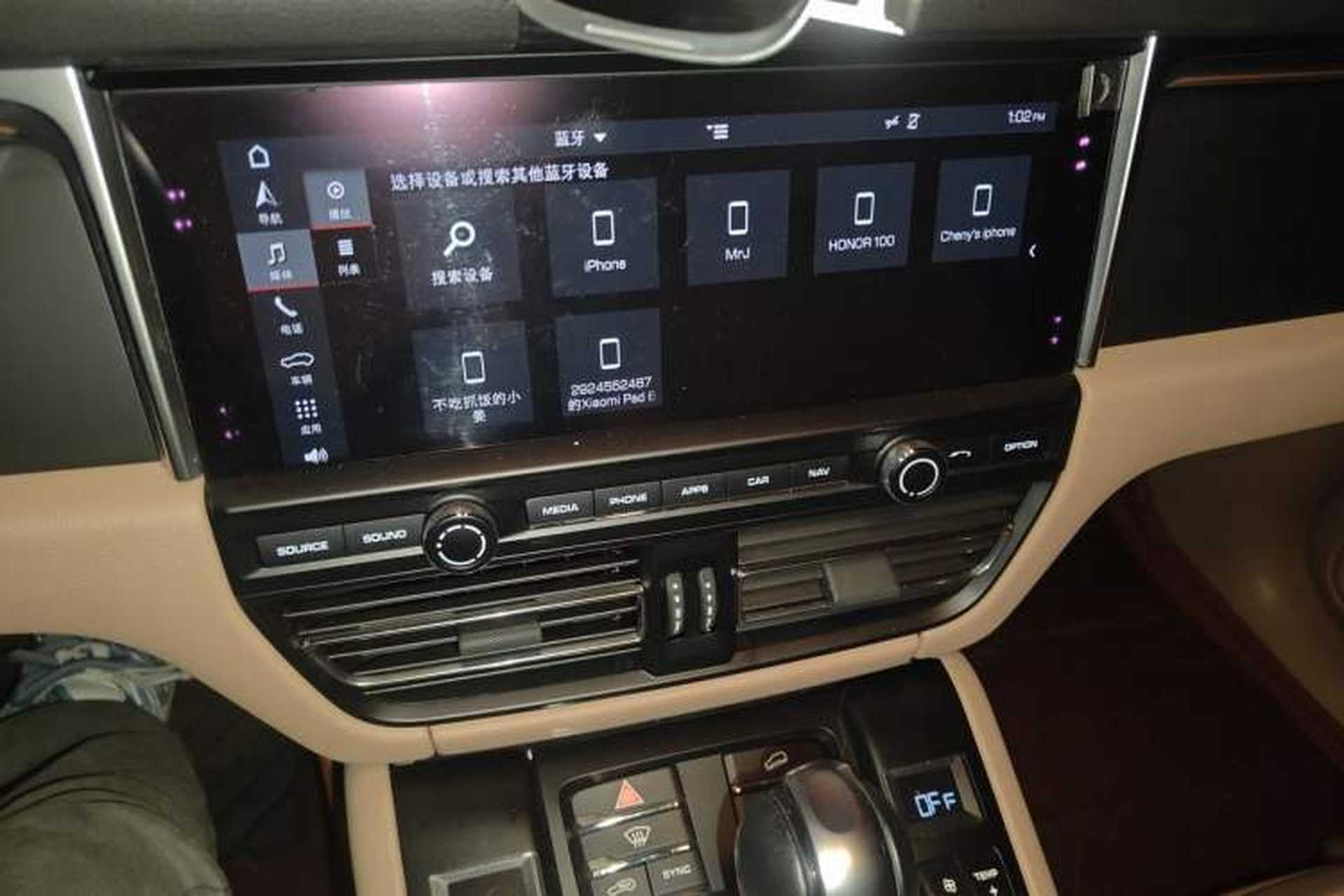Used Porsche Macan 2018 Macan 2.0T Audio And AC Panel