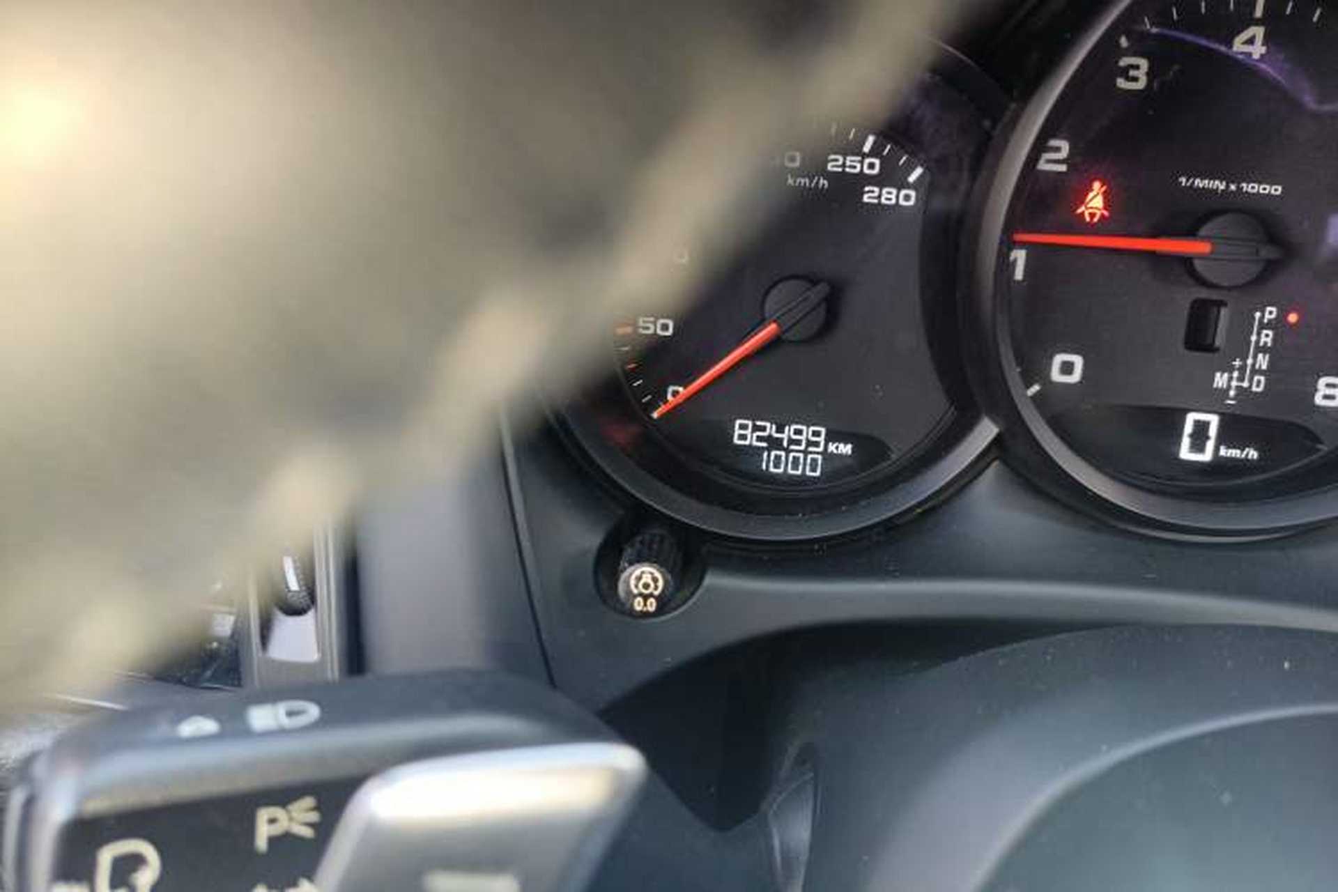 Used Porsche Macan 2018 Macan 2.0T Odometer Close Up