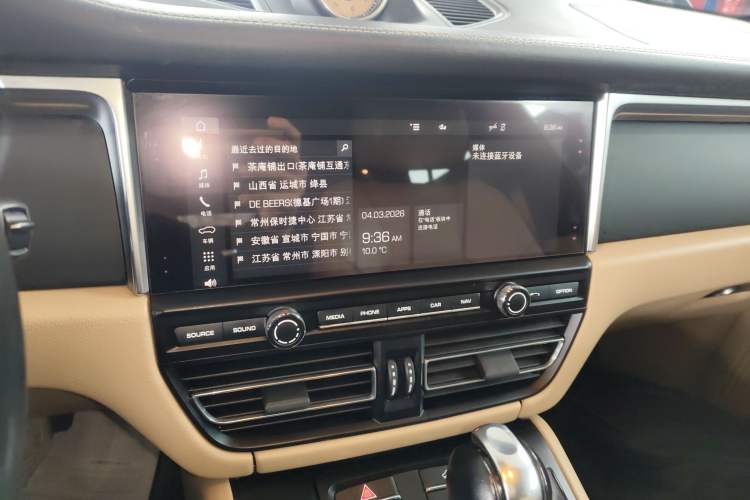 Used Porsche Macan 2018 Macan 2.0T Audio And AC Panel