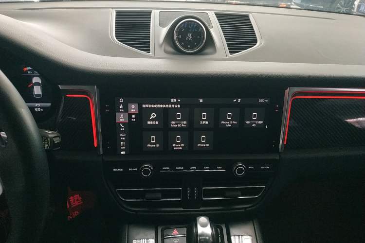 Used Porsche Macan 2018 Macan 2.0T Audio And AC Panel