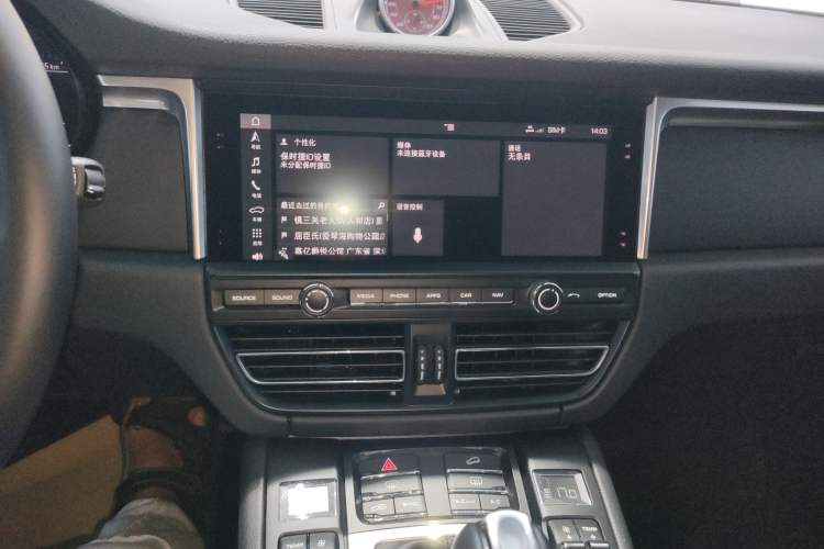 Used Porsche Macan 2018 Macan 2.0T Audio And AC Panel