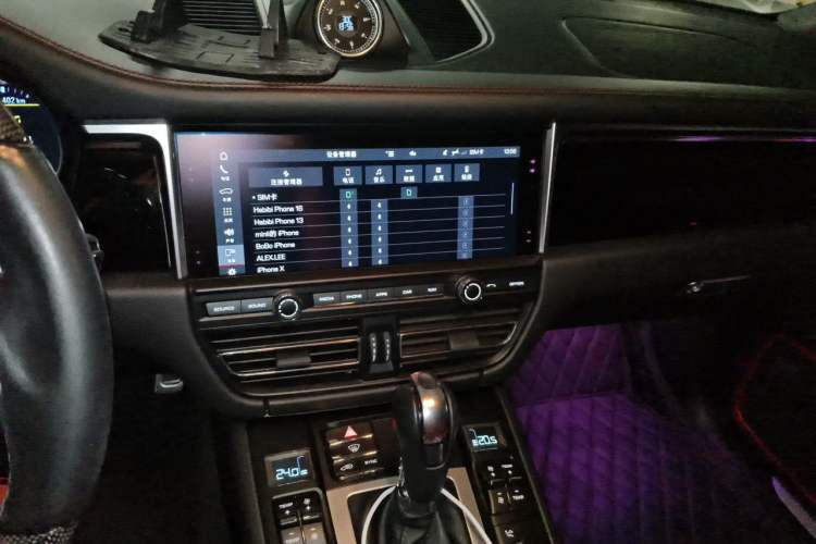 Used Porsche Macan 2020 Macan S 3.0T Audio And AC Panel