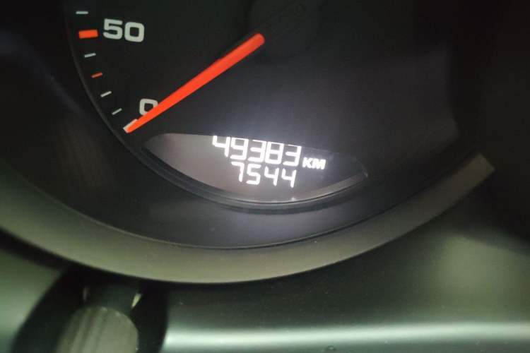 Used Porsche Macan 2020 Macan 2.0T Odometer Close Up
