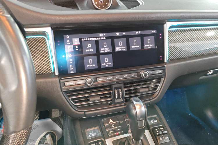 Used Porsche Macan 2020 Macan S 3.0T Audio And AC Panel