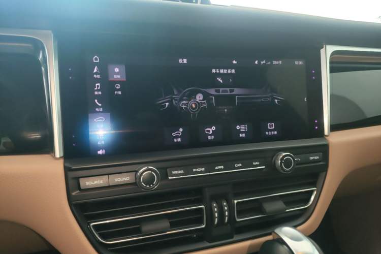 Used Porsche Macan 2020 Macan S 3.0T Audio And AC Panel