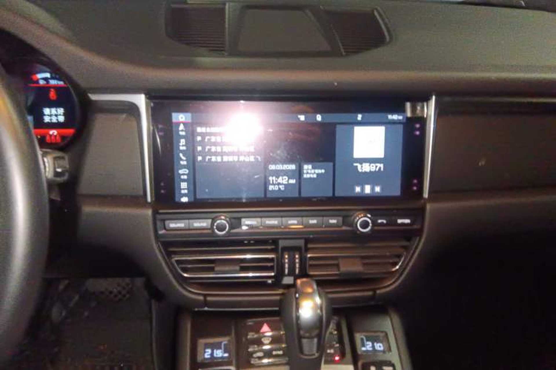 Used Porsche Macan 2021 Macan 2.0T Audio And AC Panel