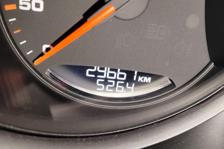 Used Porsche Macan 2021 Macan 2.0T Odometer Close Up