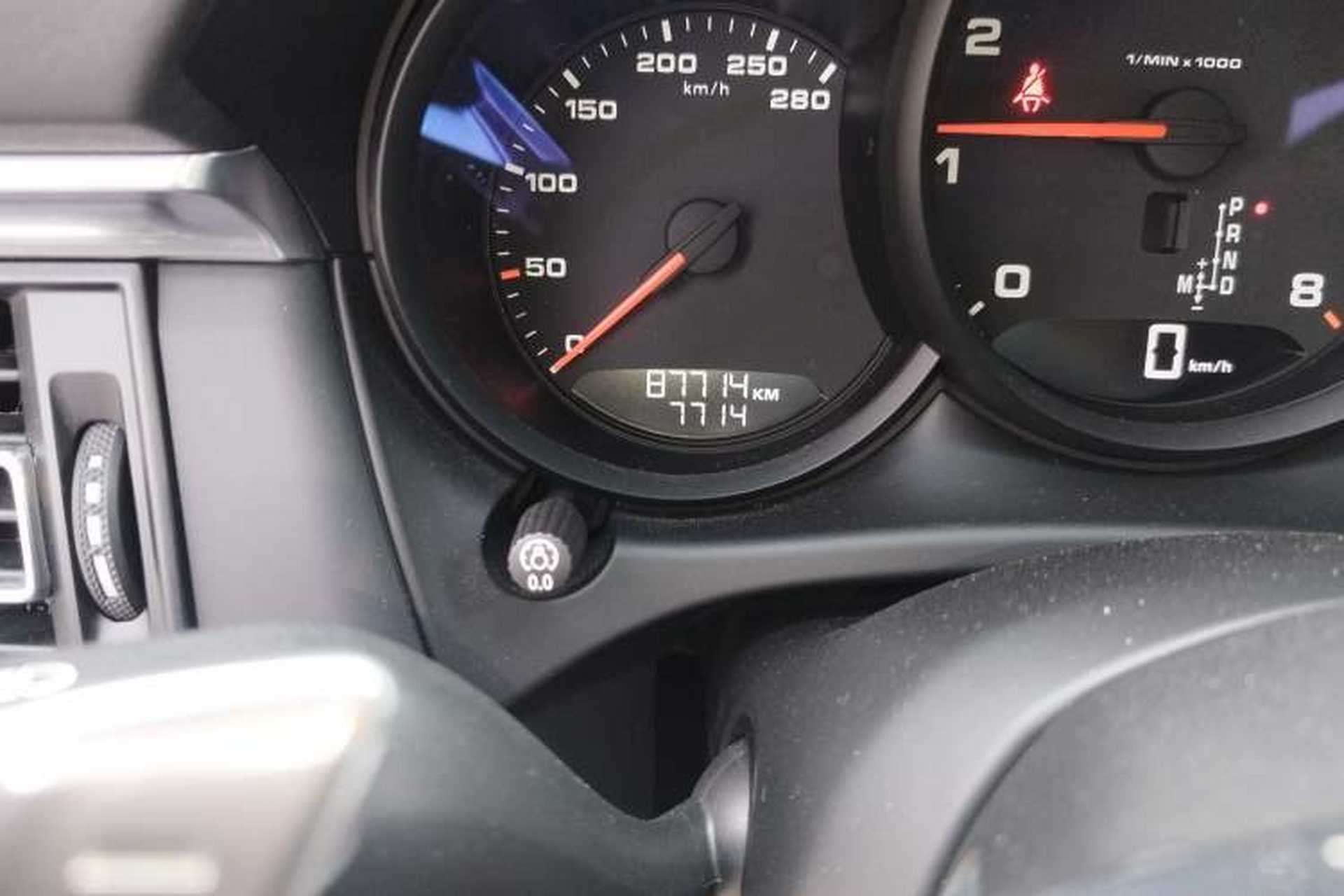 Used Porsche Macan 2021 Macan 2.0T Odometer Close Up