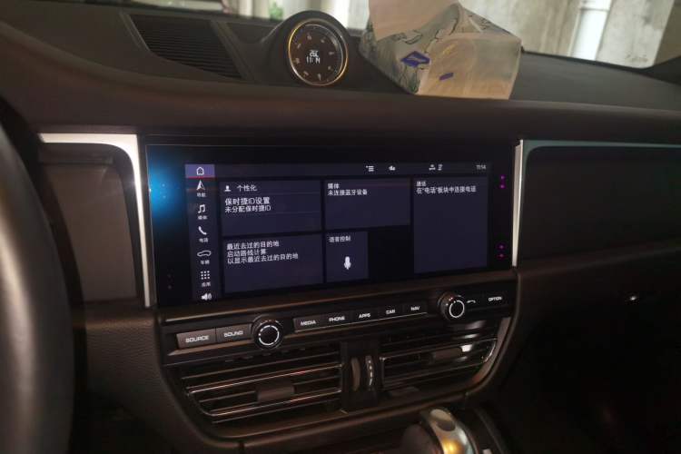 Used Porsche Macan 2021 Macan 2.0T Audio And AC Panel