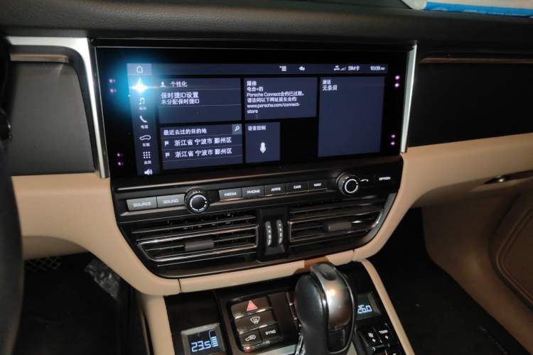 Used Porsche Macan 2021 Macan 2.0T Audio And AC Panel