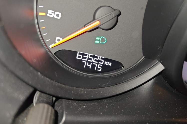 Used Porsche Macan 2021 Macan 2.0T Odometer Close Up