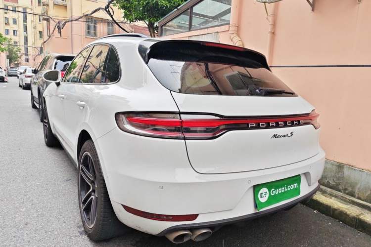 Used Porsche Macan 2021 Macan S 3.0T Rear Left 45 Deg
