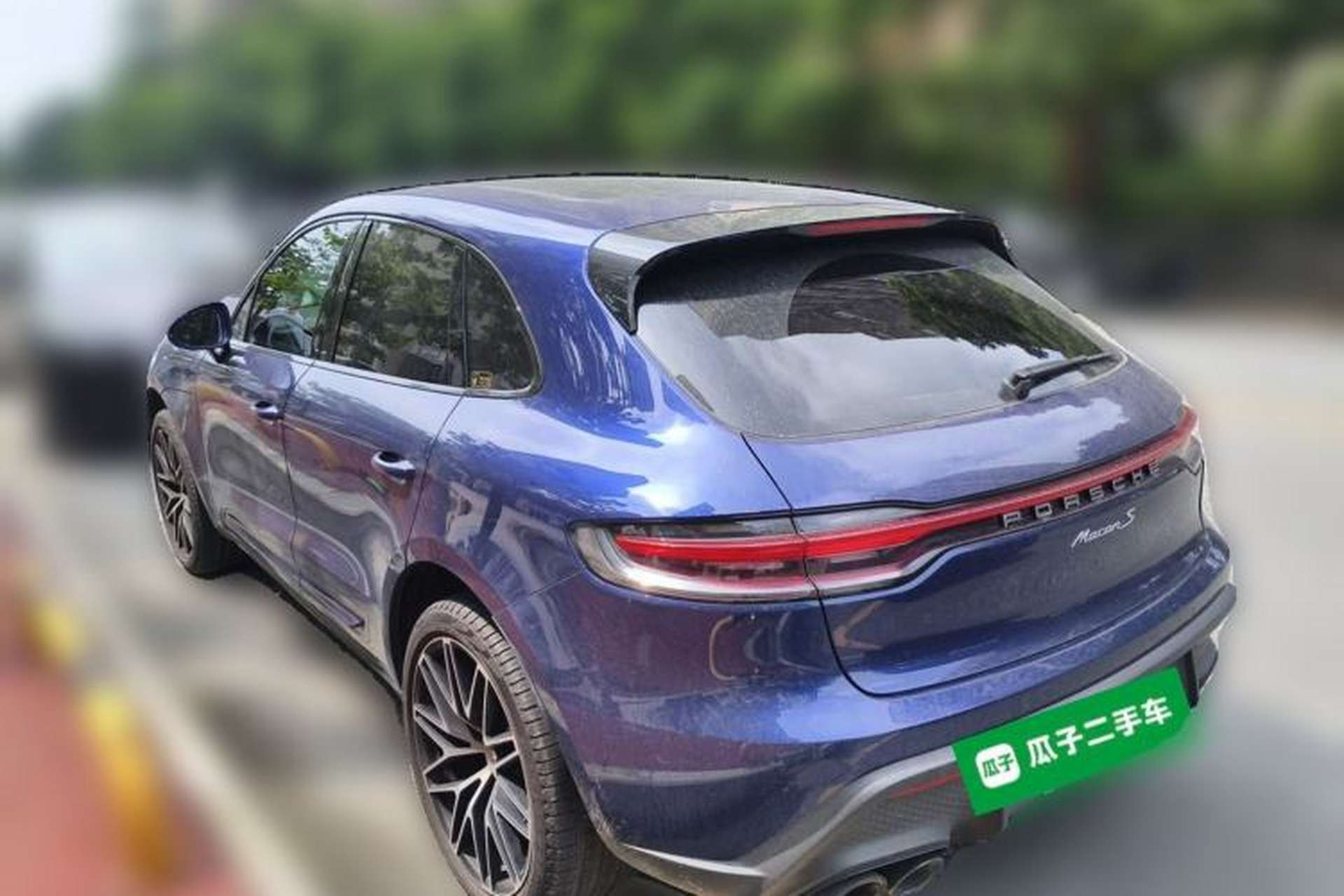 Used Porsche Macan 2022 Macan S 2.9T Rear Left 45 Deg
