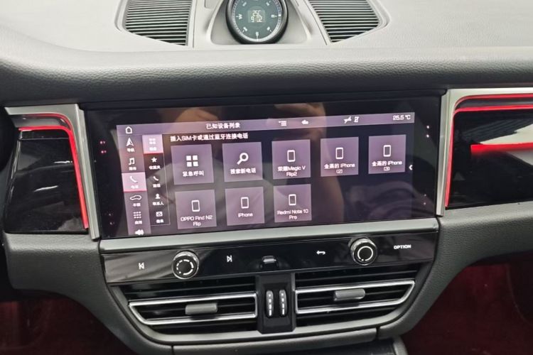 Used Porsche Macan 2022 Macan 2.0T Audio And AC Panel