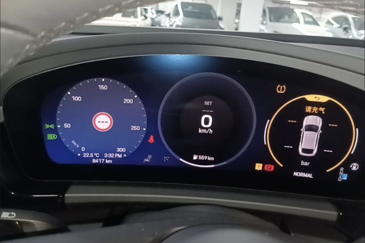 Used Porsche Macan 2024 Macan Long Range Edition Odometer Close Up