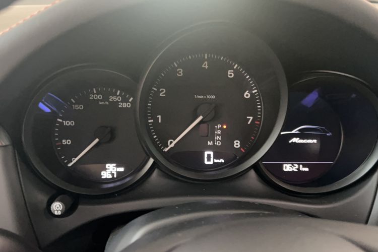 Used Porsche Macan 2026 Macan T 2.0T Odometer Close Up