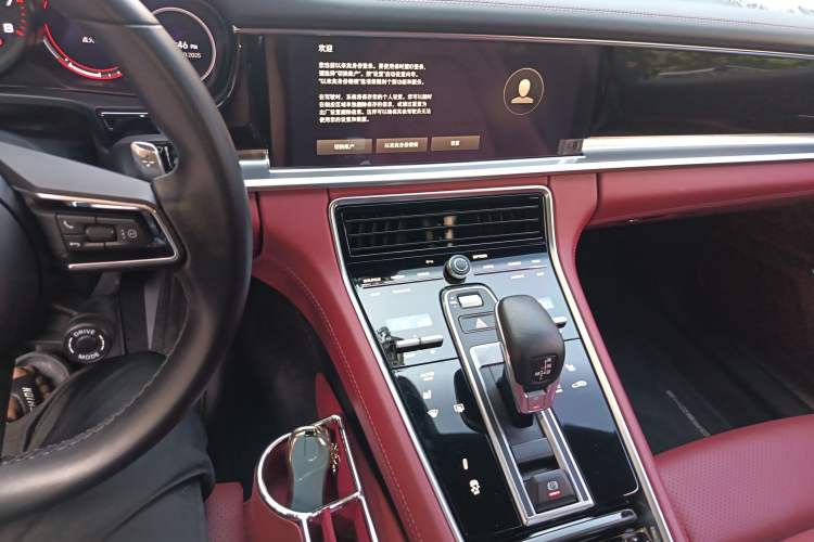Used Porsche Panamera 2022 Panamera Executive Long Wheelbase 2.9T Audio And AC Panel