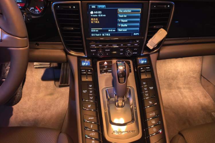 Used Porsche Panamera 2010 Panamera S 4.8L Audio And AC Panel