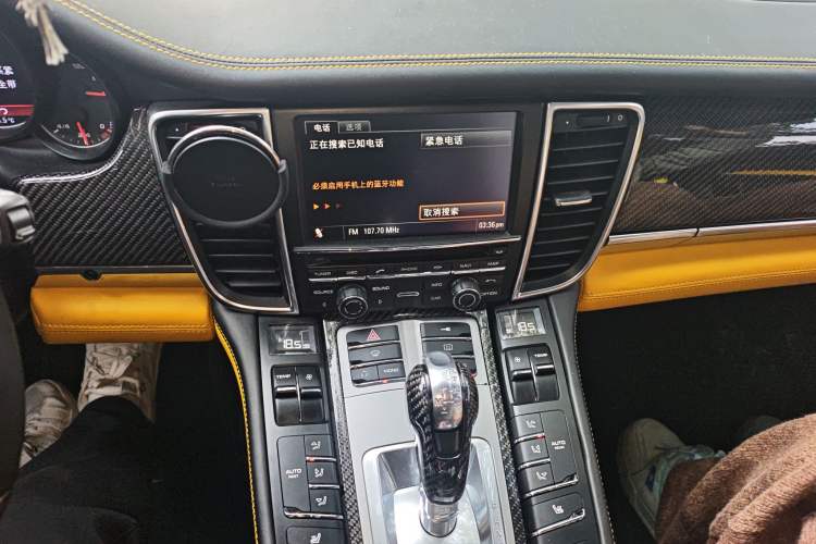 Used Porsche Panamera 2010 Panamera Turbo 4.8T Audio And AC Panel