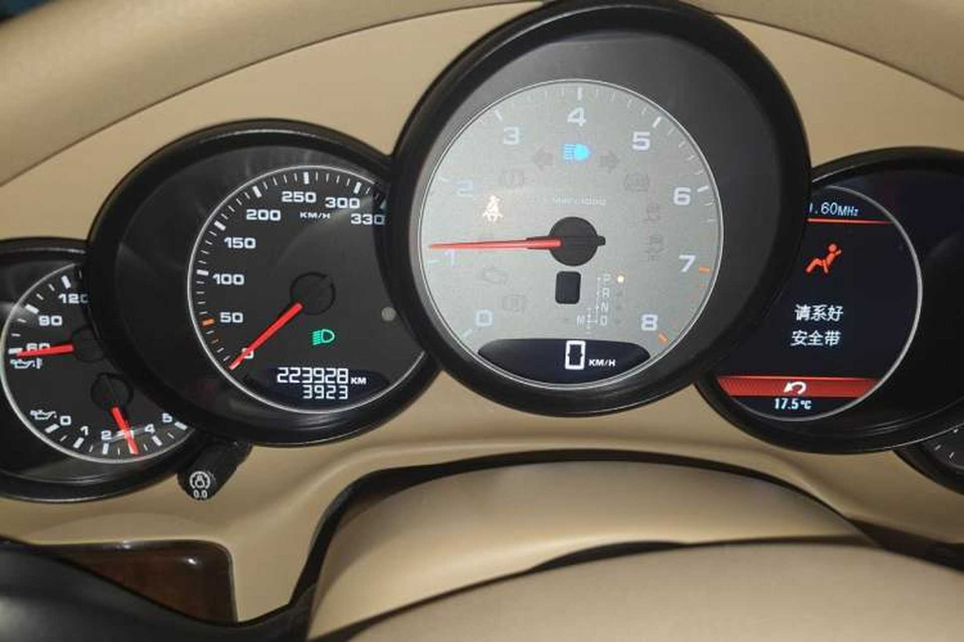 Used Porsche Panamera 2010 Panamera 4S 4.8L Odometer Close Up