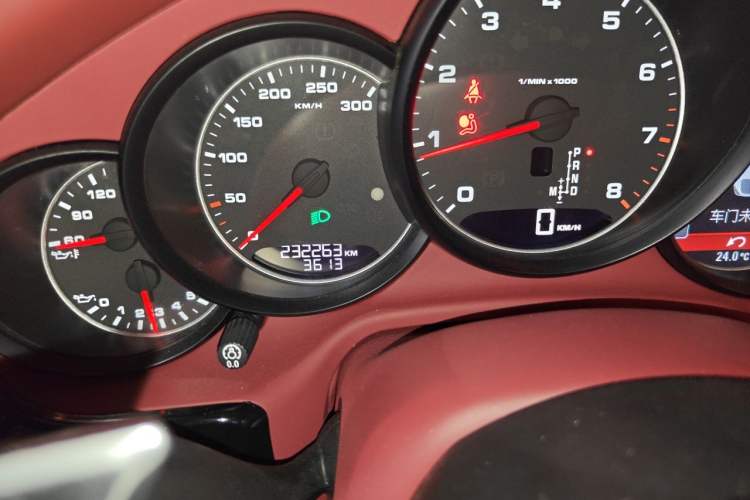 Used Porsche Panamera 2010 Panamera 3.6L Odometer Close Up