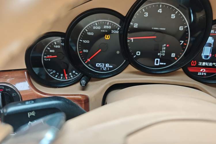 Used Porsche Panamera 2010 Panamera 3.6L Odometer Close Up