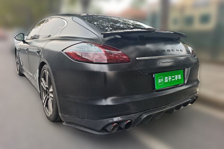 Used Porsche Panamera 2010 Panamera Turbo 4.8T Rear Left 45 Deg