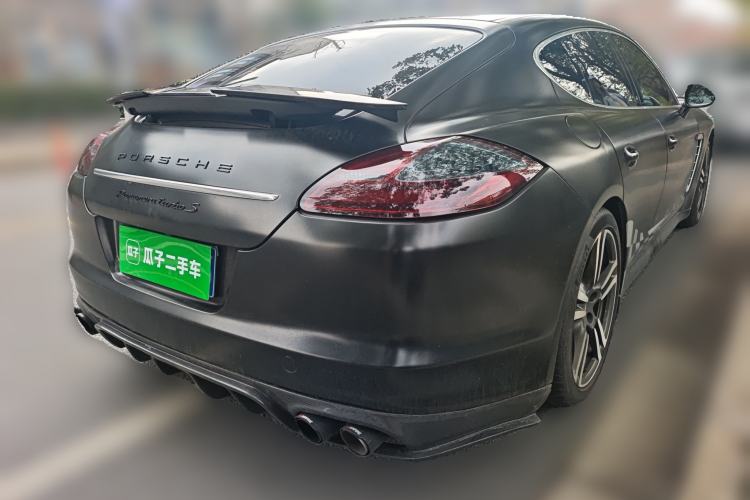 Used Porsche Panamera 2010 Panamera Turbo 4.8T Rear Right 45 Deg