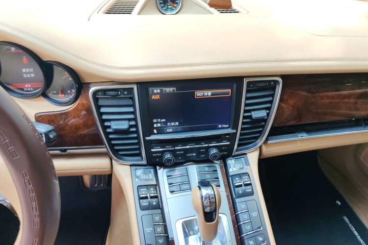 Used Porsche Panamera 2010 Panamera Turbo 4.8T Audio And AC Panel