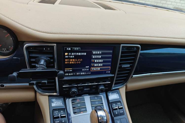 Used Porsche Panamera 2010 Panamera 4 3.6L Audio And AC Panel