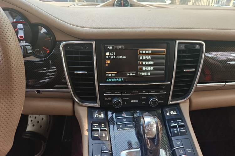 Used Porsche Panamera 2010 Panamera 4S 4.8L Audio And AC Panel