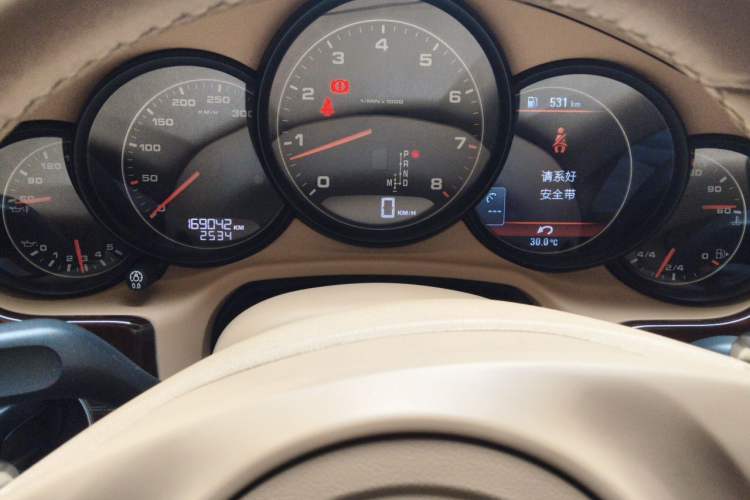Used Porsche Panamera 2010 Panamera 3.6L Odometer Close Up