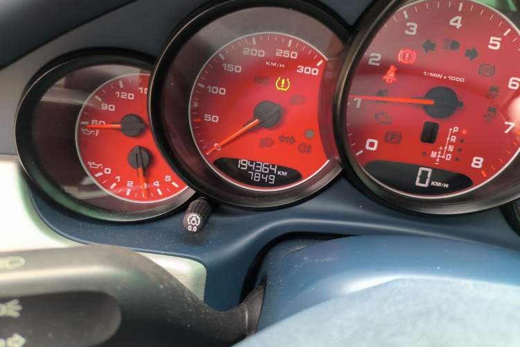 Used Porsche Panamera 2010 Panamera 3.6L Odometer Close Up