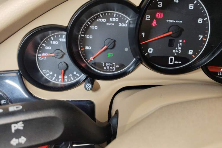 Used Porsche Panamera 2010 Panamera 3.6L Odometer Close Up