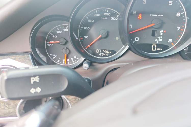 Used Porsche Panamera 2010 Panamera 3.6L Odometer Close Up