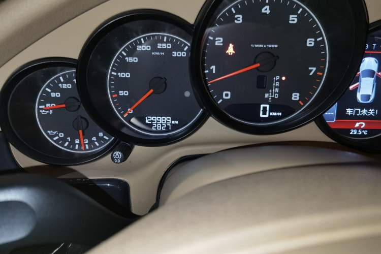 Used Porsche Panamera 2010 Panamera 3.6L Odometer Close Up