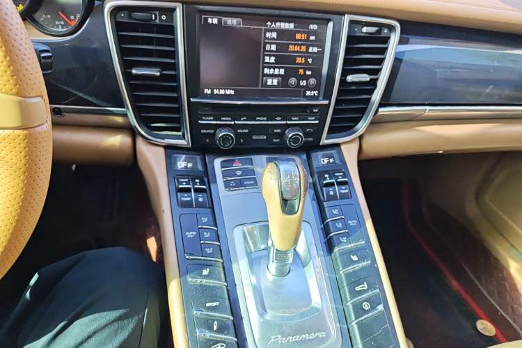 Used Porsche Panamera 2010 Panamera 4 3.6L Audio And AC Panel