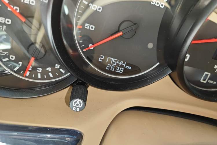 Used Porsche Panamera 2010 Panamera 3.6L Odometer Close Up