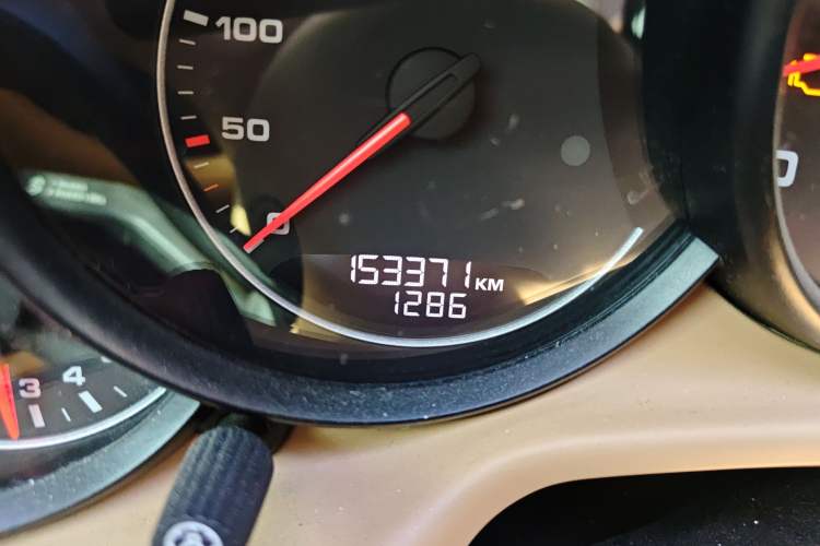 Used Porsche Panamera 2010 Panamera 4 3.6L Odometer Close Up