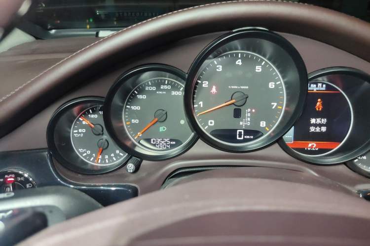 Used Porsche Panamera 2010 Panamera 3.6L Odometer Close Up
