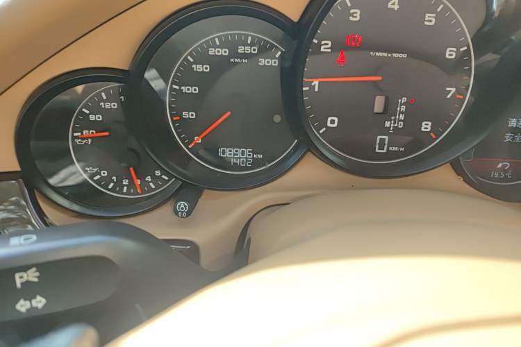 Used Porsche Panamera 2010 Panamera 4 3.6L Odometer Close Up