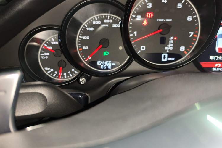 Used Porsche Panamera 2010 Panamera 3.6L Odometer Close Up