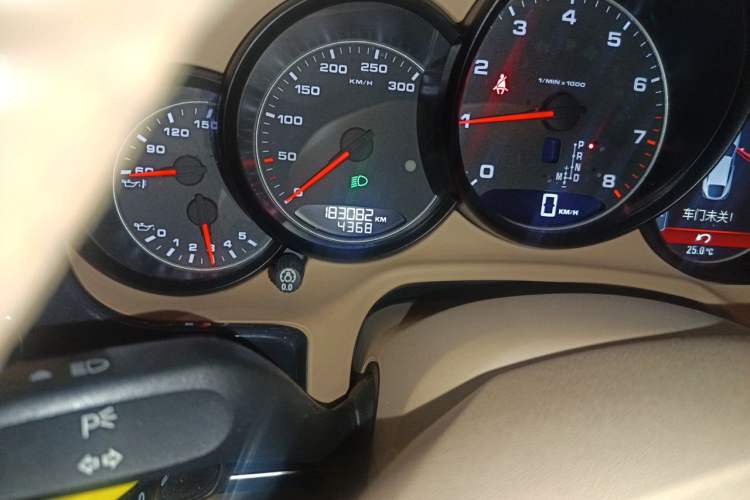 Used Porsche Panamera 2010 Panamera 4 3.6L Odometer Close Up