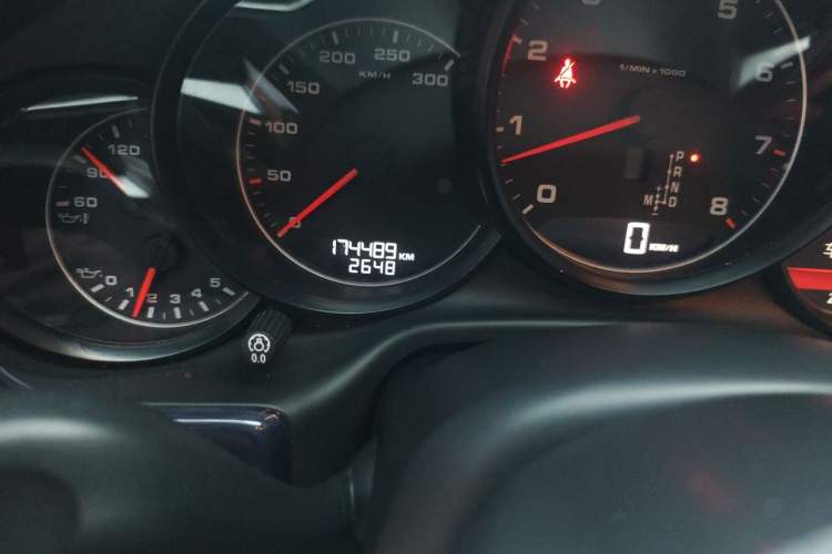 Used Porsche Panamera 2010 Panamera 3.6L Odometer Close Up