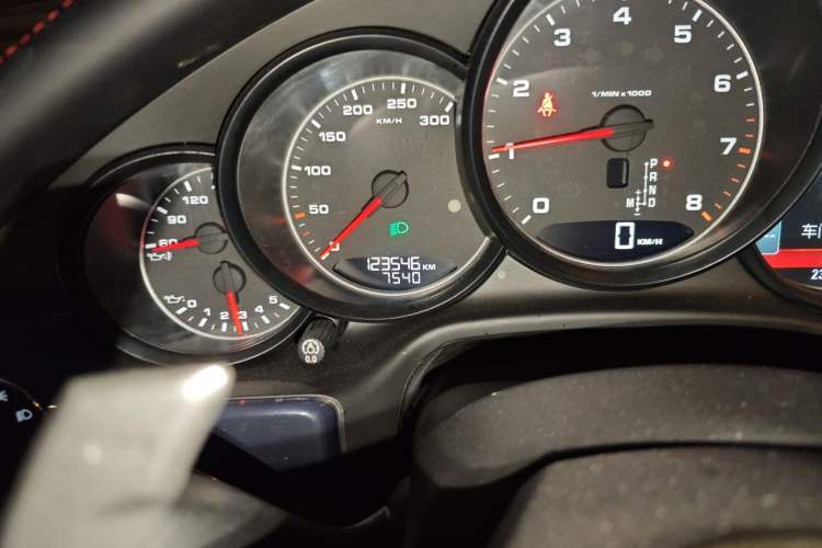 Used Porsche Panamera 2010 Panamera 4 3.6L Odometer Close Up