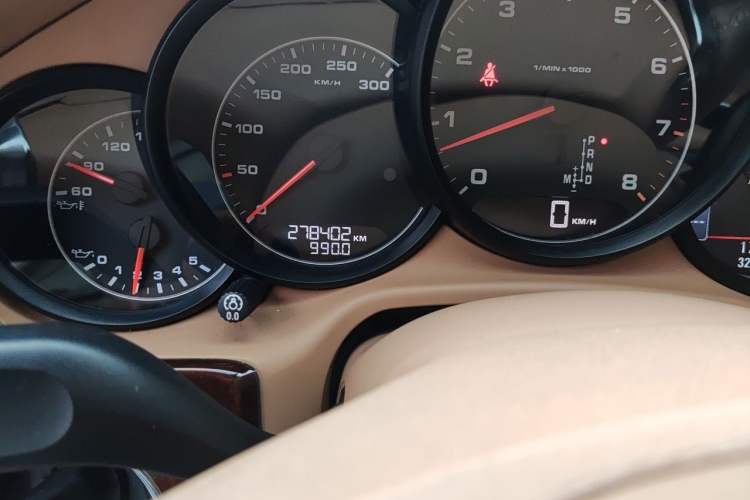 Used Porsche Panamera 2010 Panamera 3.6L Odometer Close Up