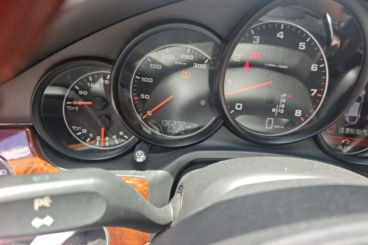 Used Porsche Panamera 2010 Panamera 3.6L Odometer Close Up