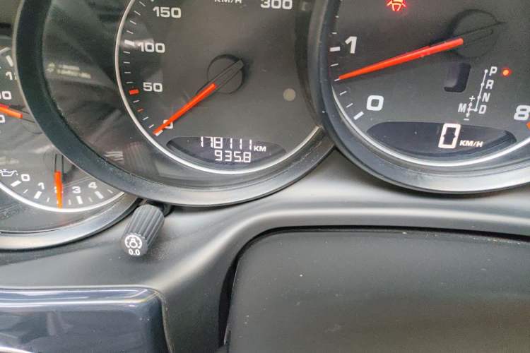 Used Porsche Panamera 2010 Panamera 4 3.6L Odometer Close Up