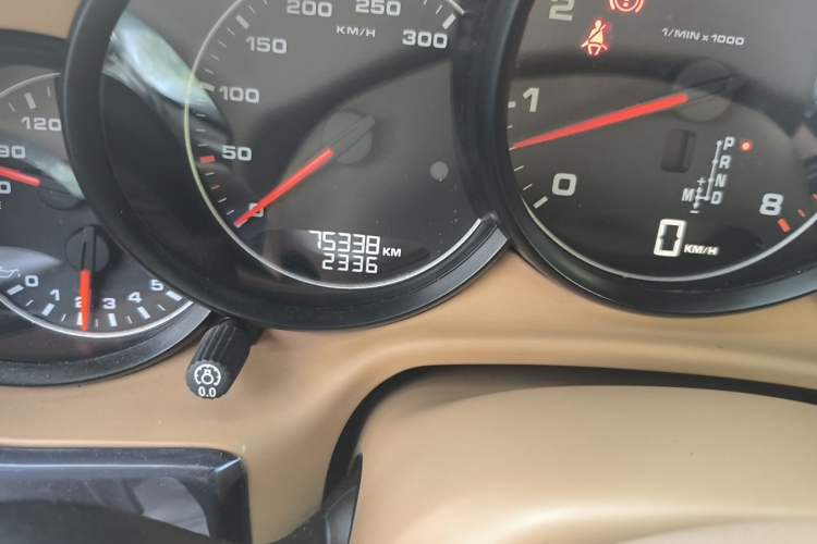 Used Porsche Panamera 2010 Panamera 4 3.6L Odometer Close Up